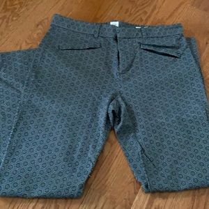 GAP Skinny Ankle Pattern Pants